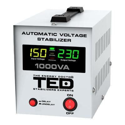Stabiliztor Tensiune Centrala Termica 1000VA 600W TED000040