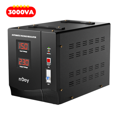 Regulator stabiilzator tensiune 3000VA 1800W nJoy