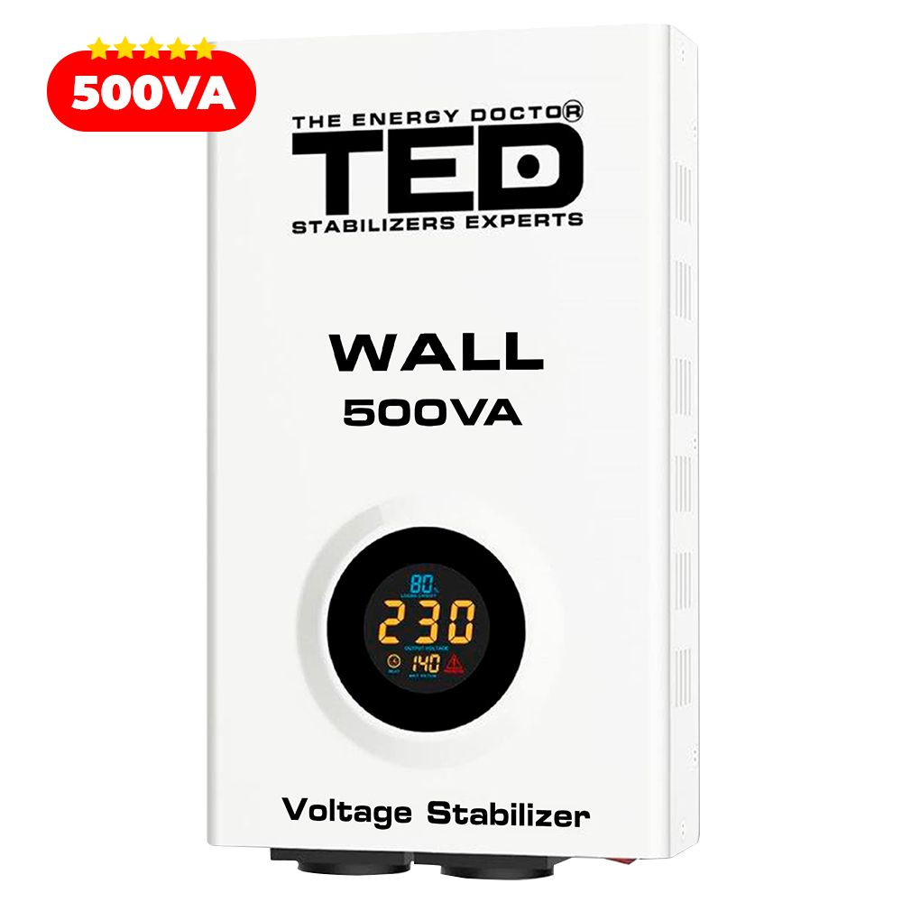 Regulator stabilizator tensiune centrala termica 500VA 300W Wall TED