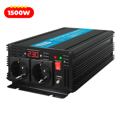 Invertor auto 12V la 220V 1500W cu varf putere 3000W Camion TED Electric  Sinusoida pura
