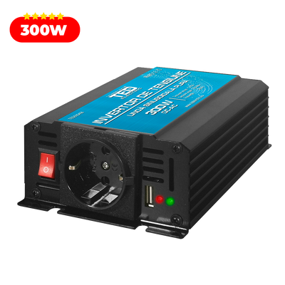 Invertor Auto 12V 220V 300W varf 600W Camion TED Electric cu sinusoida pura