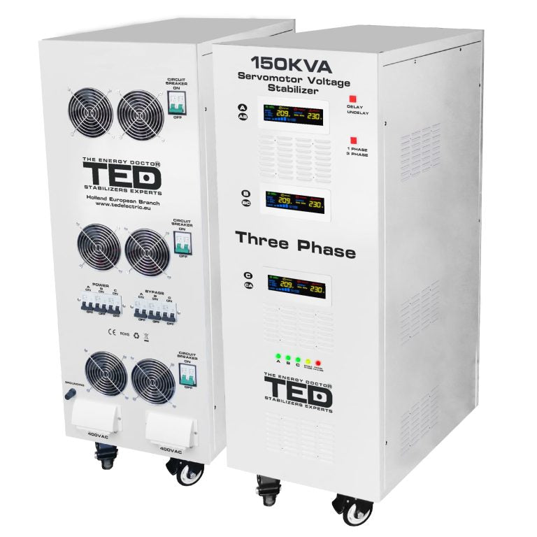 Stabilizator tensiune 150KVA 106kW TED Electric