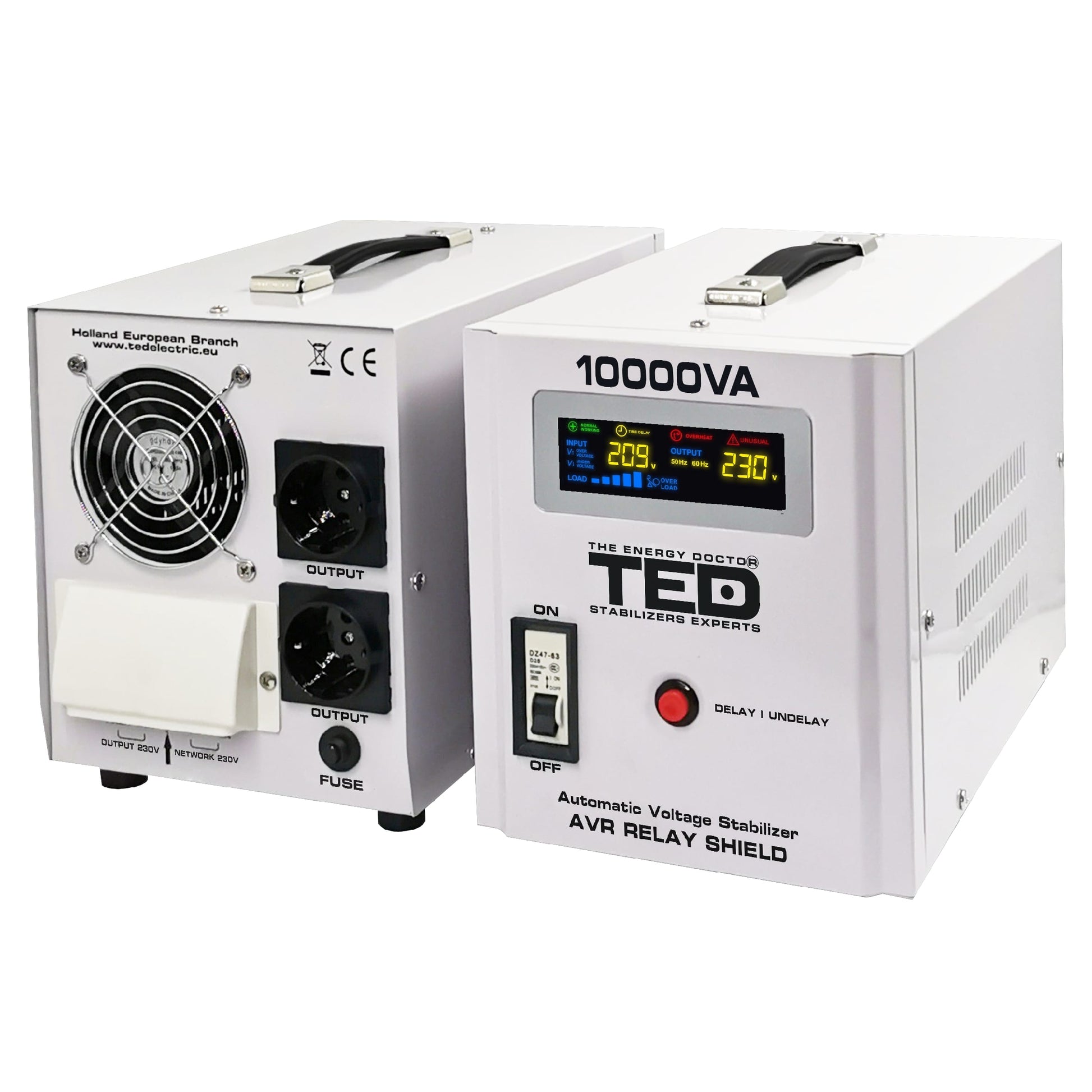 Stabilizator Tensiune Monofazat 10KVA 6000W 6kW RT TED